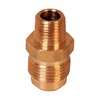 Everflow 3/8" Flare x 1/4" MIP Reducing Adapter Pipe Fitting; Brass F48R-3814